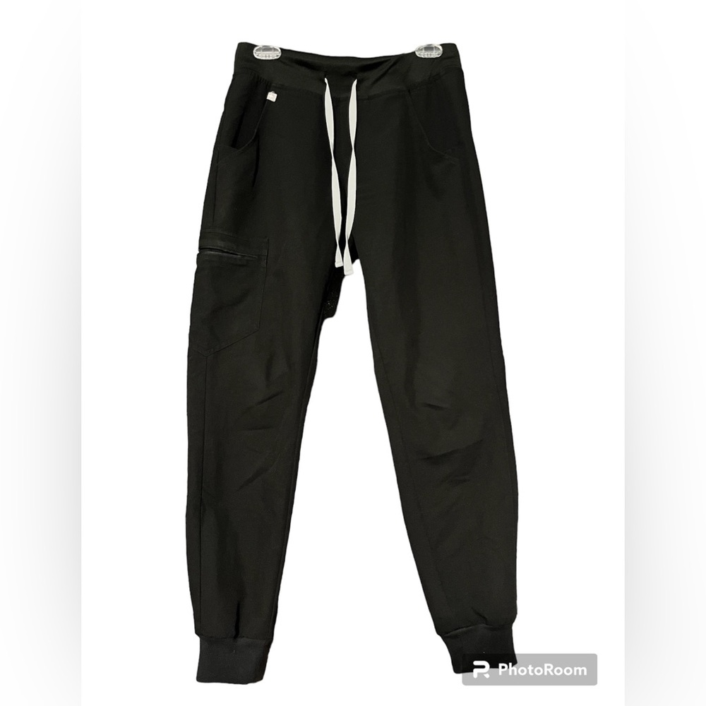 FIGS Zamora Black Jogger Scrub Pant Size XS
